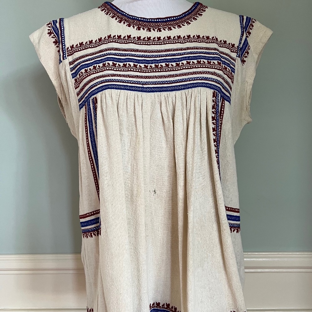 Isabel Marant Etoile Dumas Blouse, Size 42/Large, 100% Silk, Small Hole at Front